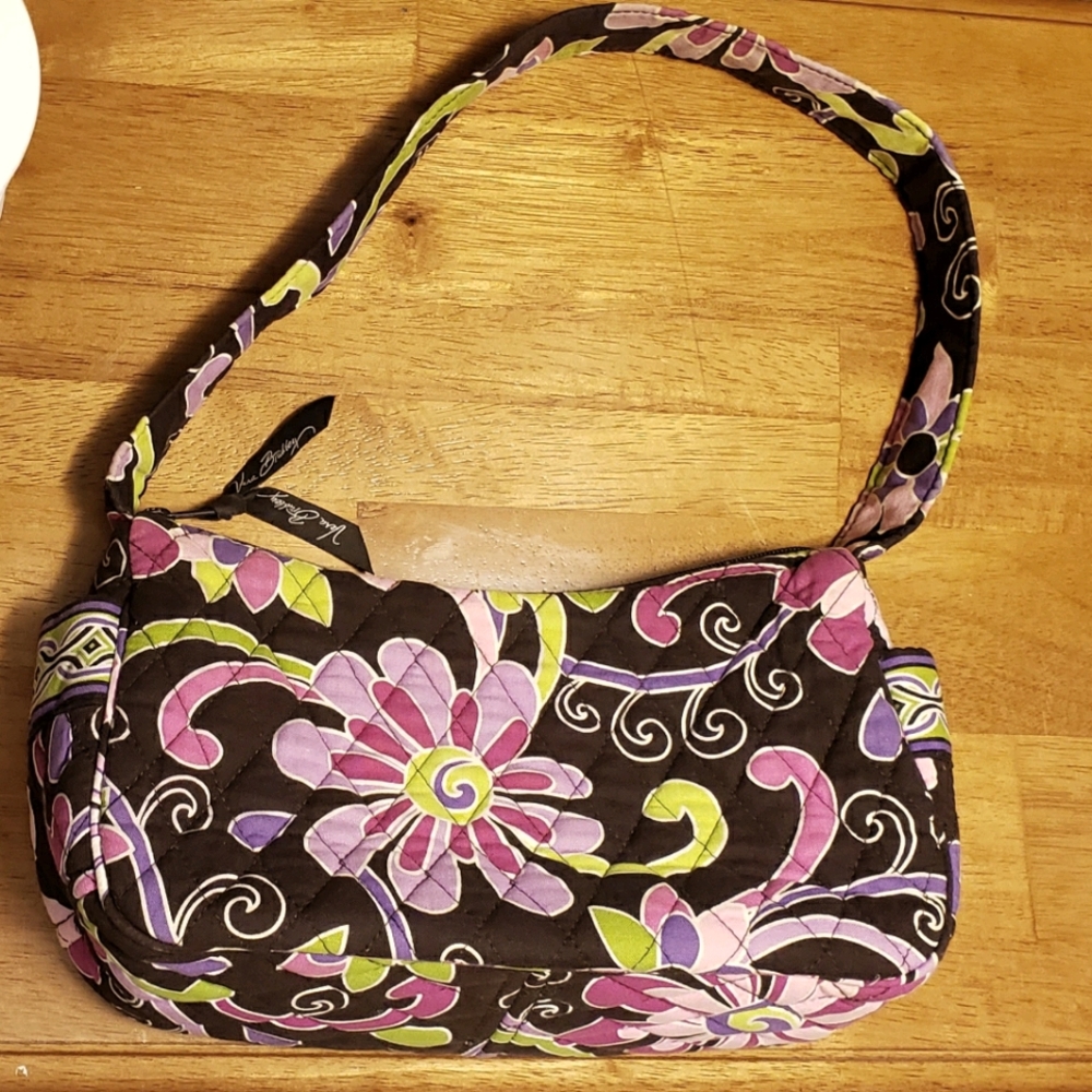 Vera Bradley Retired Floral Bag Purse Ex Condition - Picture 7 of 10